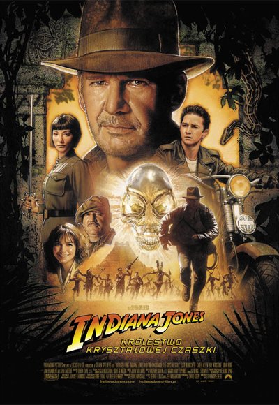 plakat Indiana Jones i Królestwo Kryształowej Czaszki cały film